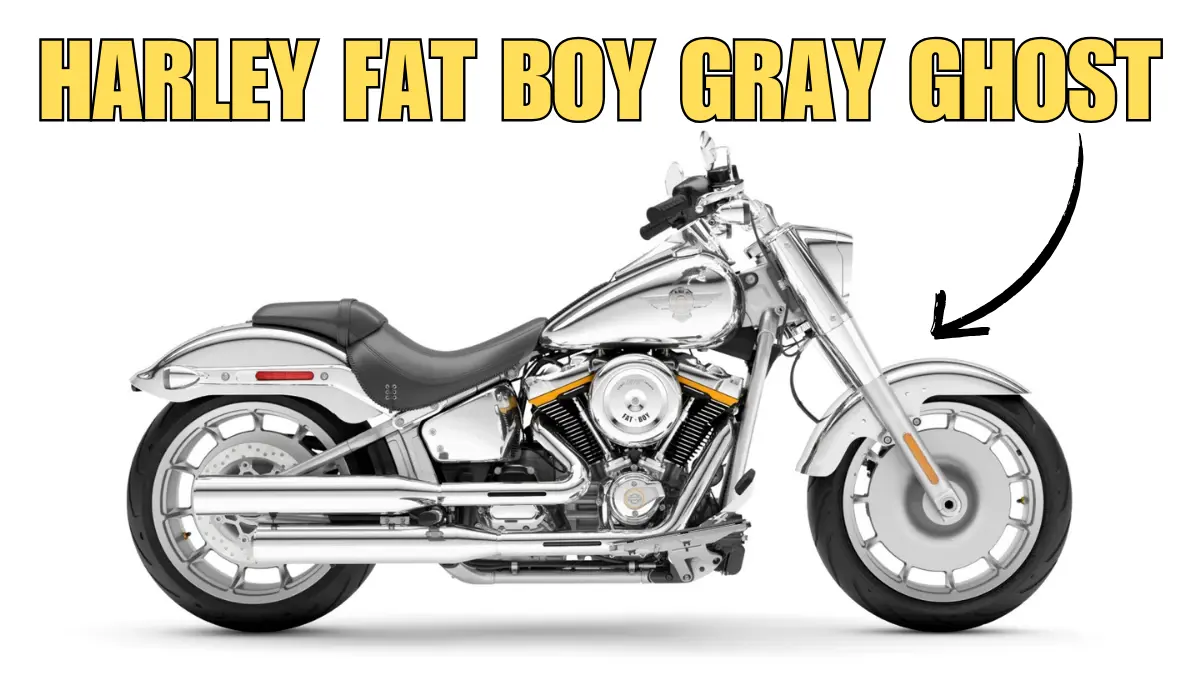 harley-davidson fat boy gray ghost