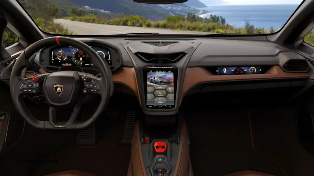 Interior of Lamborghini Temerario