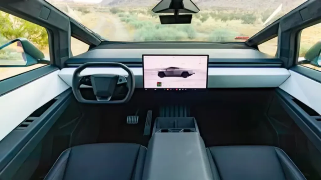 INTEROR DESIGN OF THE TESLA CYBERTRUCK