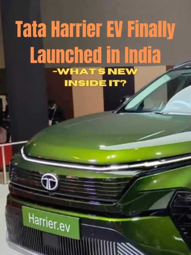 Tata Harrier EV Finally Launched in India with New Features!