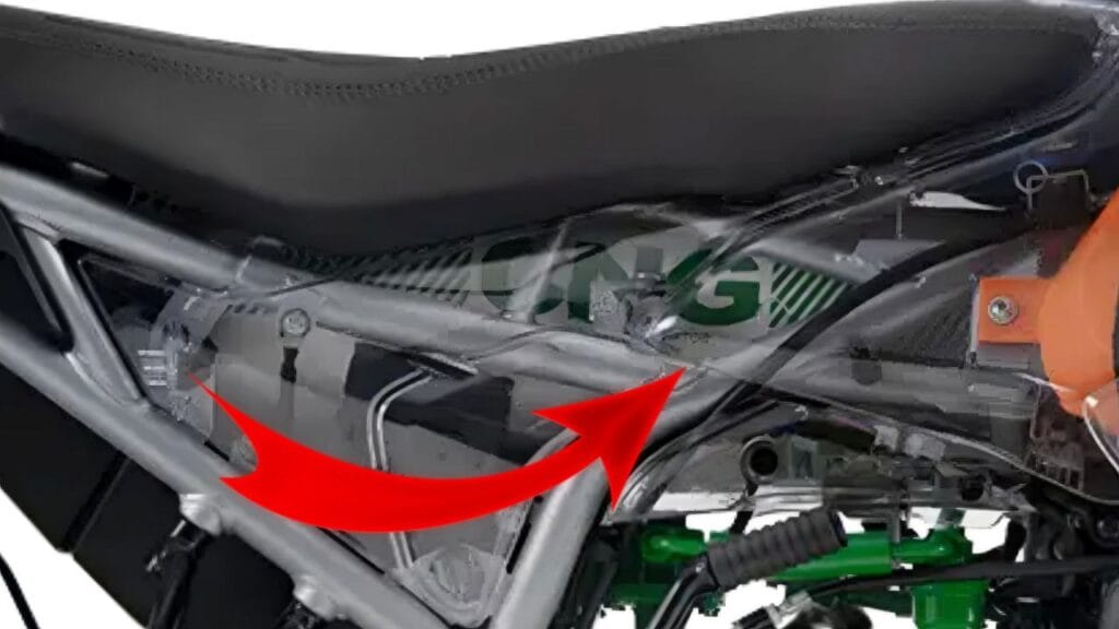 Bajaj Freedom 125 CNG engine