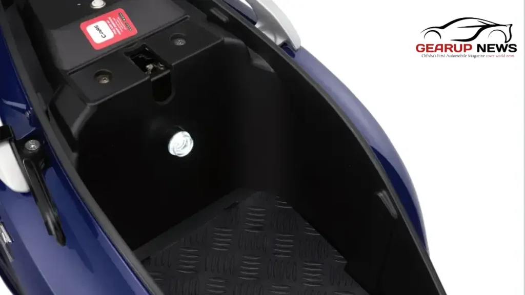 Spacious boot space of Ampere Magnus EV scooter