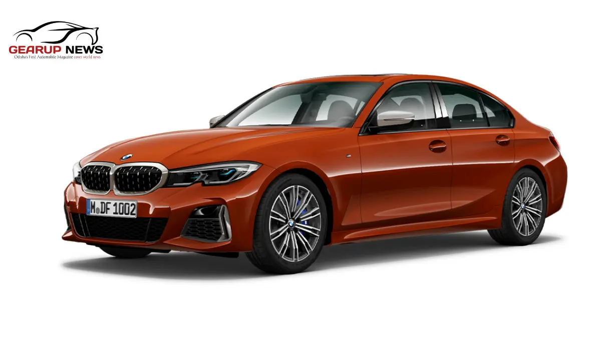 BMW luxury car interior with high-resolution Live Cockpit display, ambient lighting, leather seats, and advanced driving features.