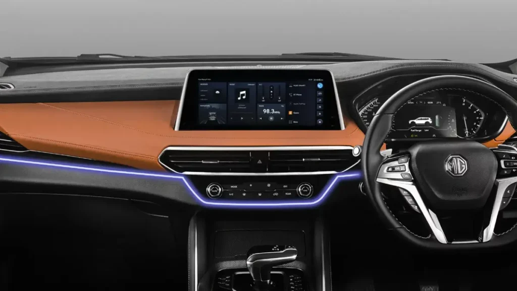 MG Gloster 2024 cabin, luxury seats, advanced infotainment and ADAS