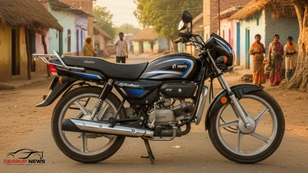 Hero Splendor Plus on city road