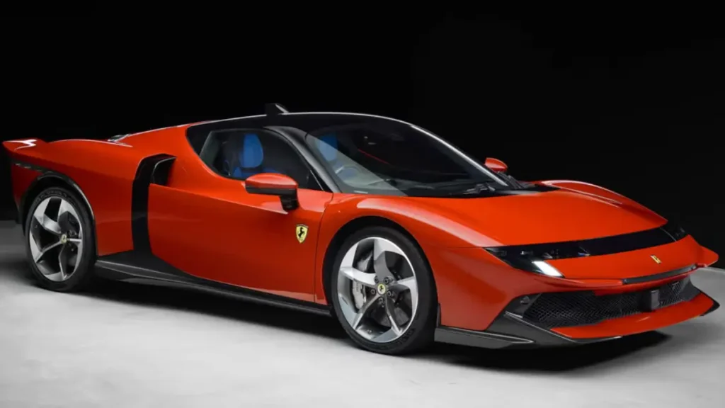 Ferrari 849 Testarossa Spider twin-turbo V8 engine with three electric motors