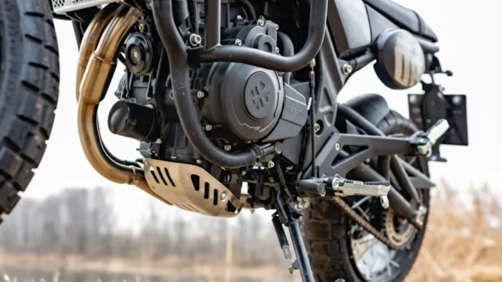 Brixton Crossfire 500 XC bike on highway with stylish design and powerful engine